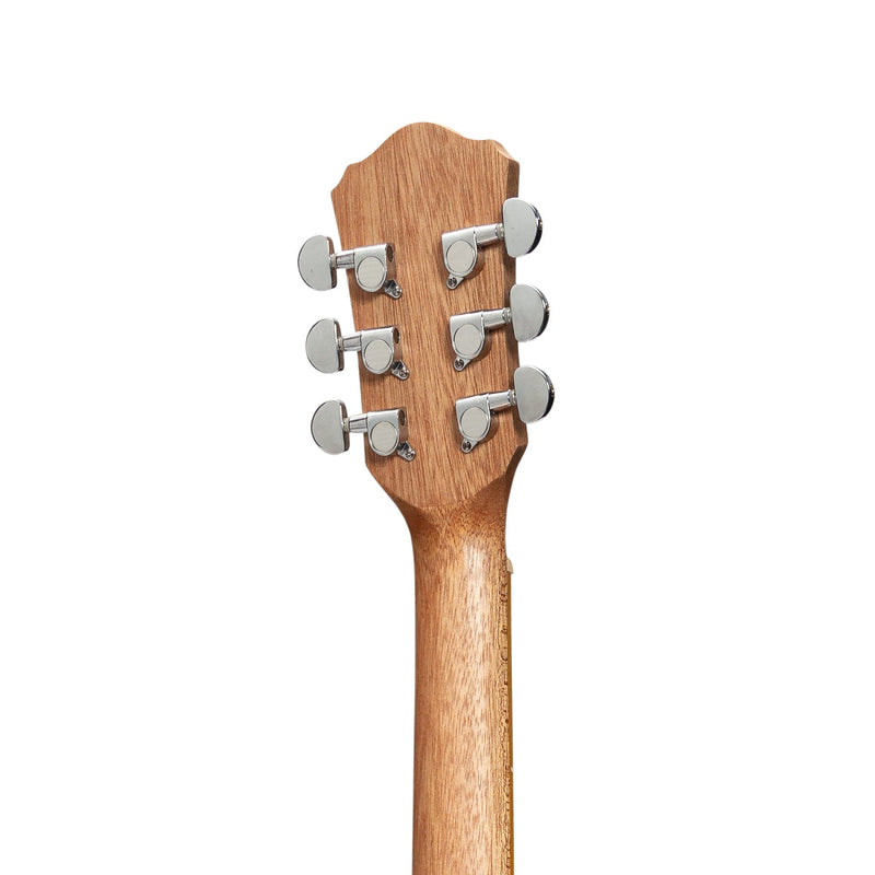 -Martinez Acoustic Middy Traveller Guitar (Jati-Teakwood)-Living Music