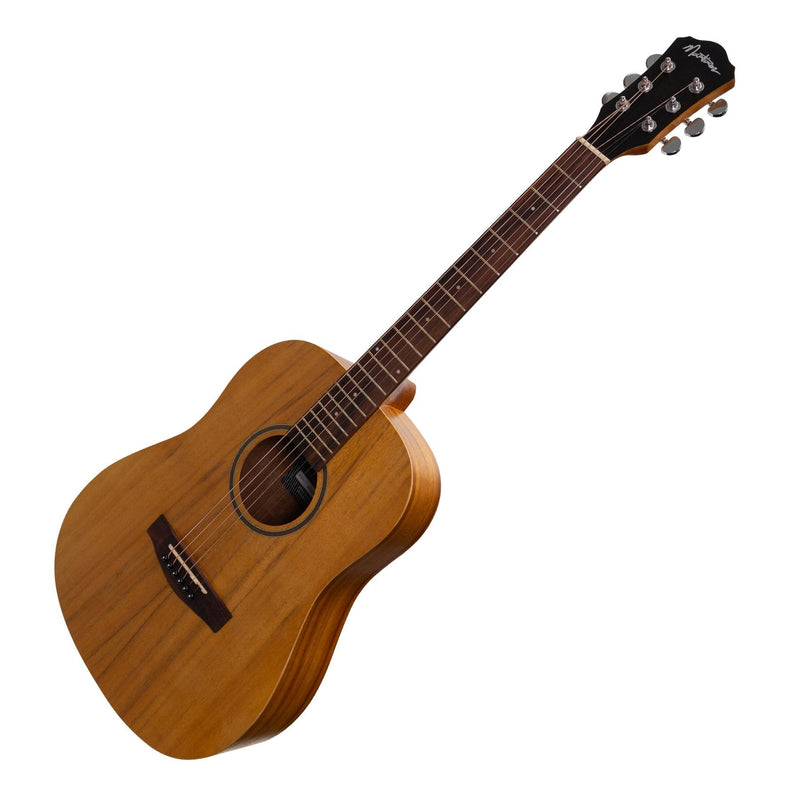 MZ-MT2-KOA-Martinez Acoustic Middy Traveller Guitar (Koa)-Living Music
