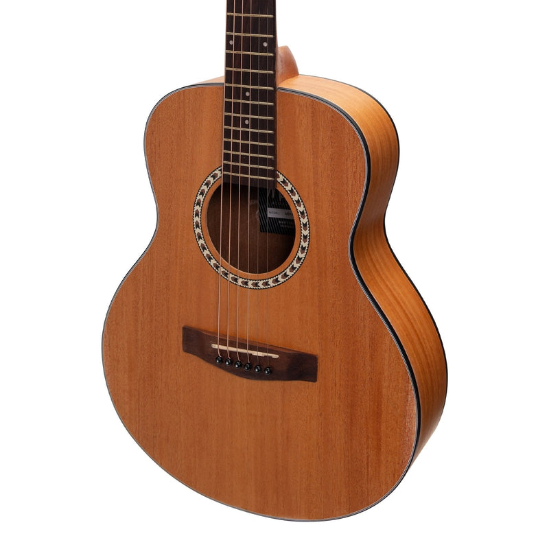 MZ-SS2-MAH-Martinez Acoustic Short Scale Guitar (Mahogany)-Living Music