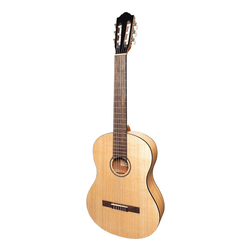 -Martinez Full Size Student Classical Guitar Pack with Built In Tuner (Mindi-Wood)-Living Music