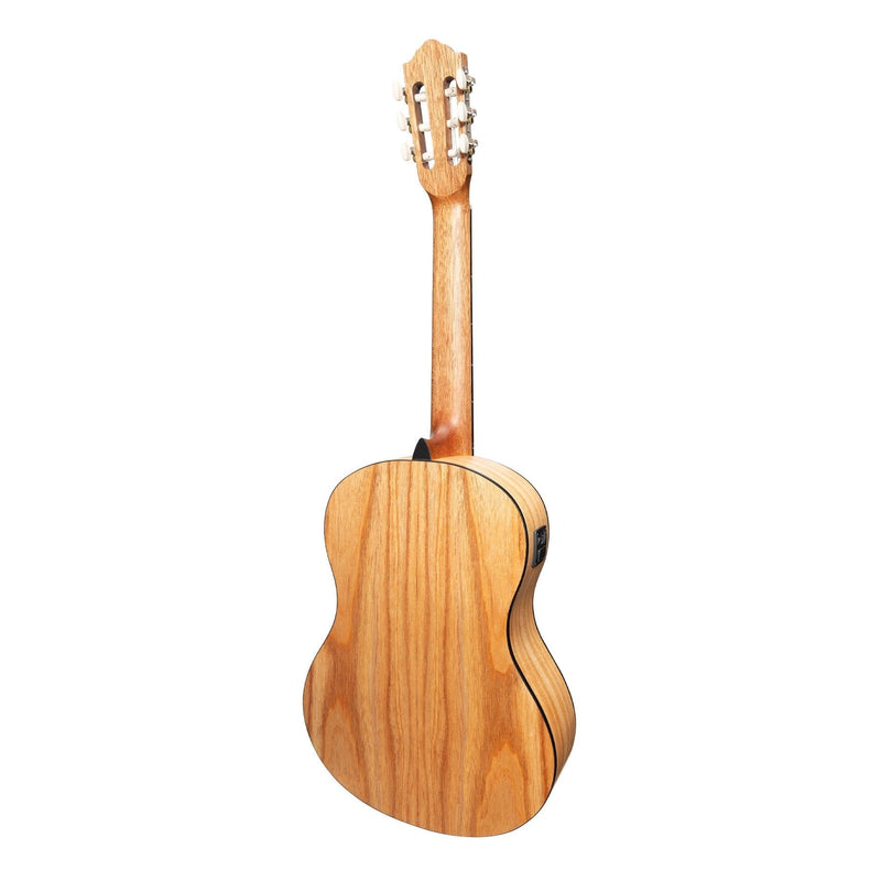 -Martinez Full Size Student Classical Guitar Pack with Built In Tuner (Mindi-Wood)-Living Music