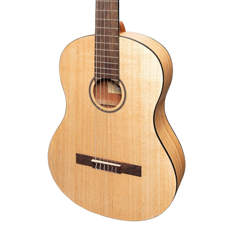 -Martinez Full Size Student Classical Guitar Pack with Built In Tuner (Mindi-Wood)-Living Music