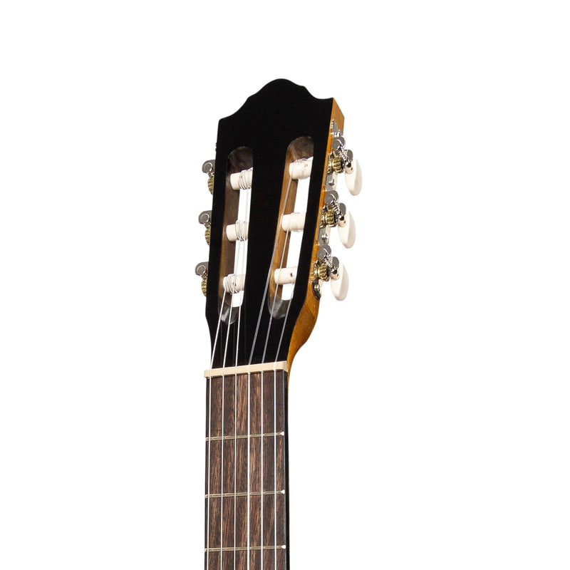 -Martinez Full Size Student Classical Guitar Pack with Built In Tuner (Spruce/Koa)-Living Music