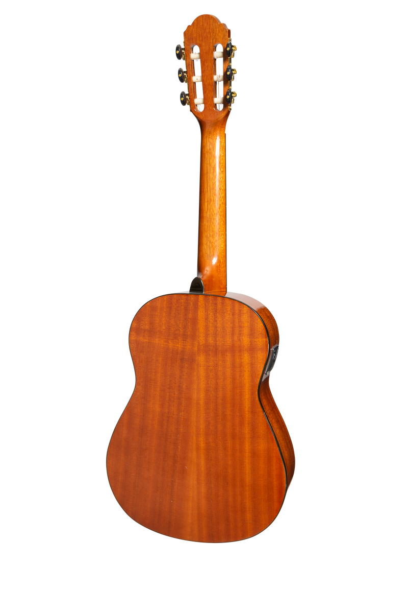 -Martinez G-Series 1/2 Size Student Classical Guitar Pack with Built In Tuner (Natural-Gloss)-Living Music