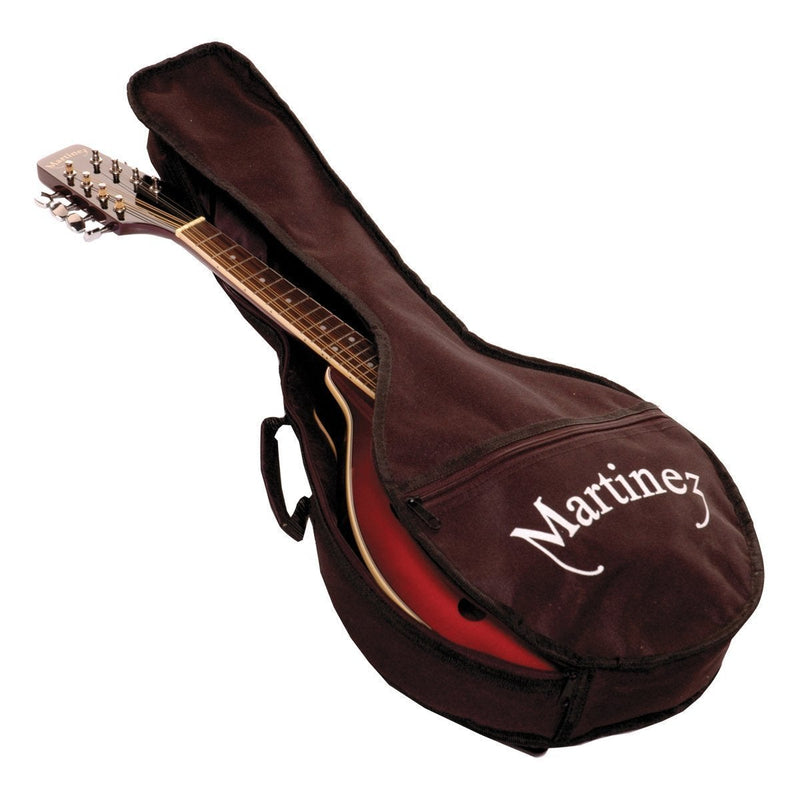 MM-GYPSYW-NST-Martinez Gypsy Florentine Mandolin with Deluxe Gig Bag (Natural Satin)-Living Music