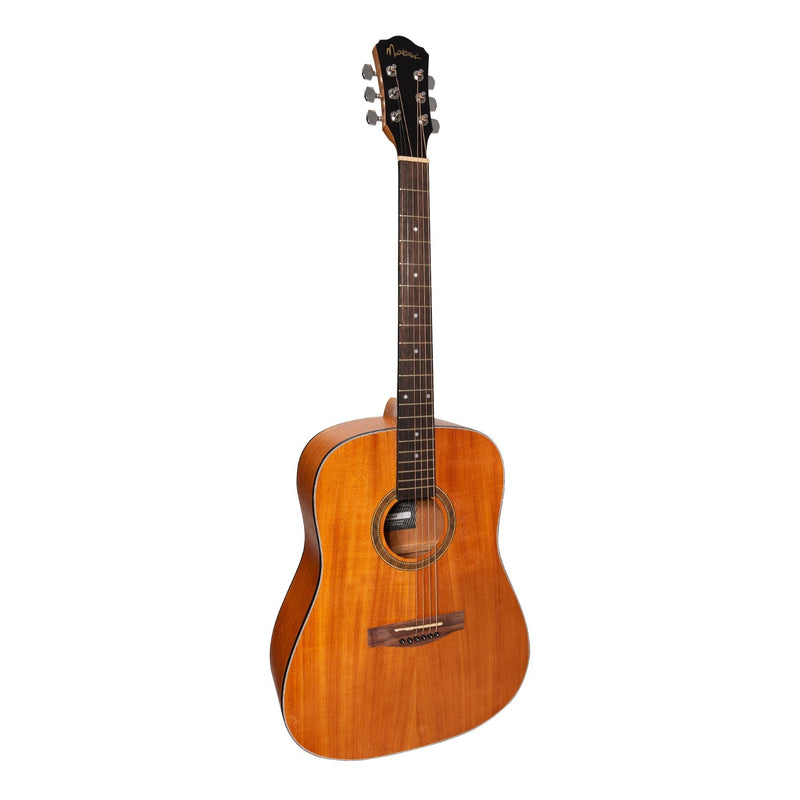 MP-D2L-MAH-Martinez Left Hand '41 Series' Dreadnought Acoustic Guitar Pack (Mahogany)-Living Music