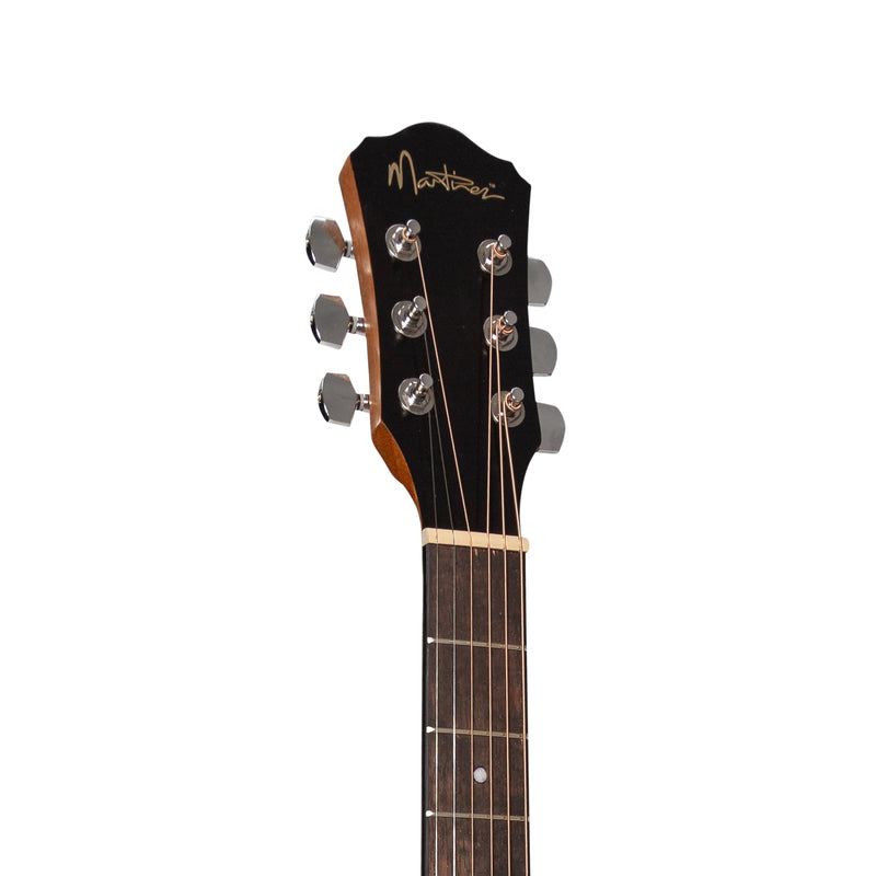 MP-F2L-MAH-Martinez Left Hand '41 Series' Folk Size Acoustic Guitar Pack (Mahogany)-Living Music