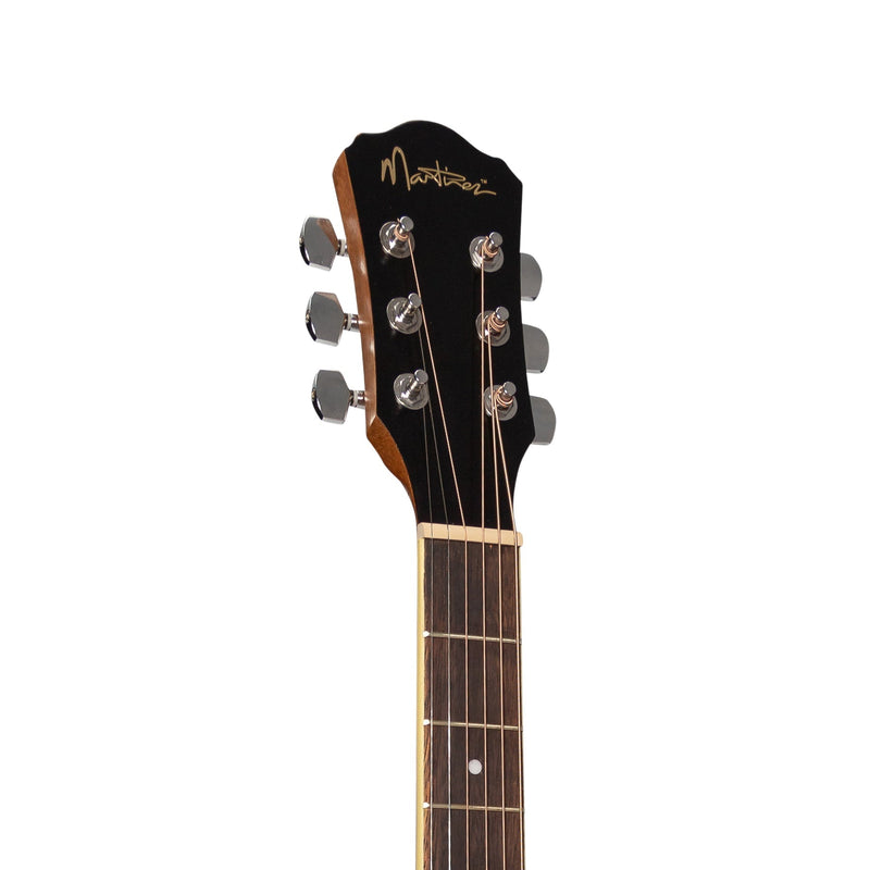 -Martinez Left Hand '41 Series' Folk Size Acoustic Guitar Pack (Spruce/Rosewood)-Living Music