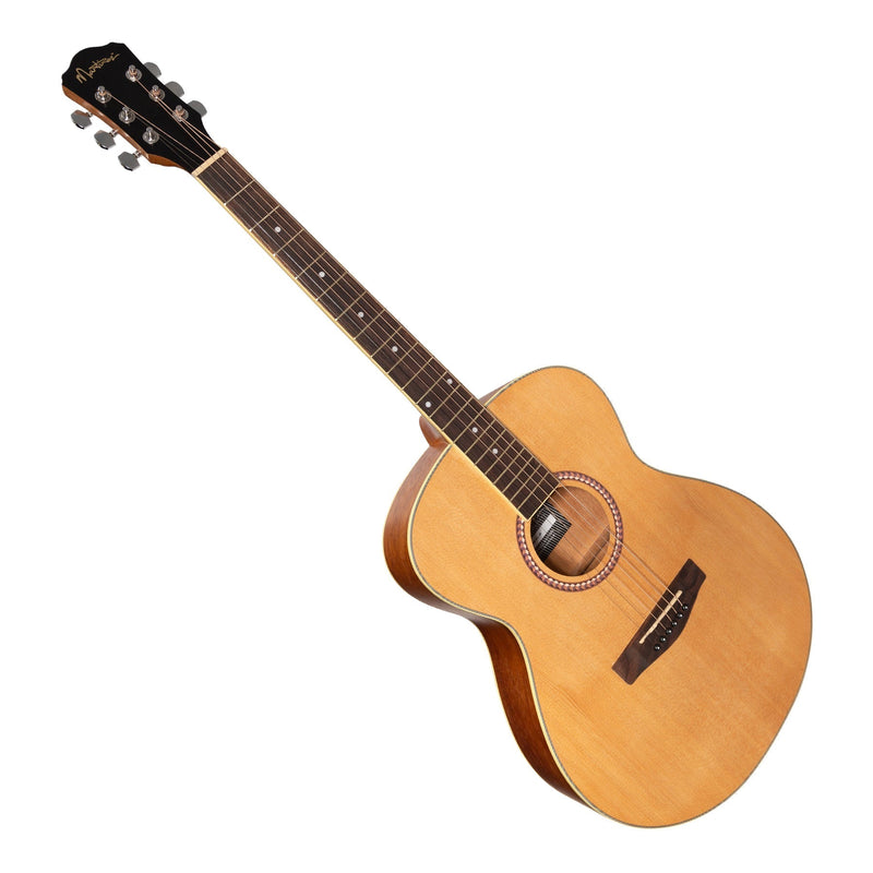 -Martinez Left Hand '41 Series' Folk Size Acoustic Guitar Pack (Spruce/Rosewood)-Living Music