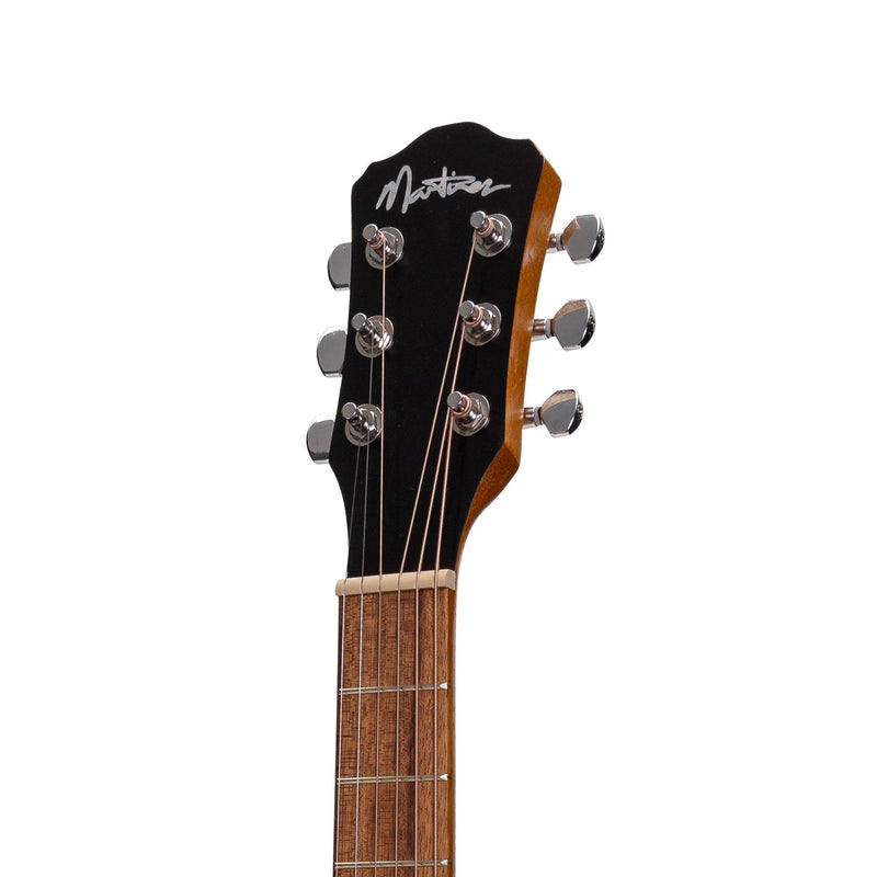 MZP-BT2L-KOA-Martinez Left Handed Acoustic-Electric Babe Traveller Guitar (Koa)-Living Music