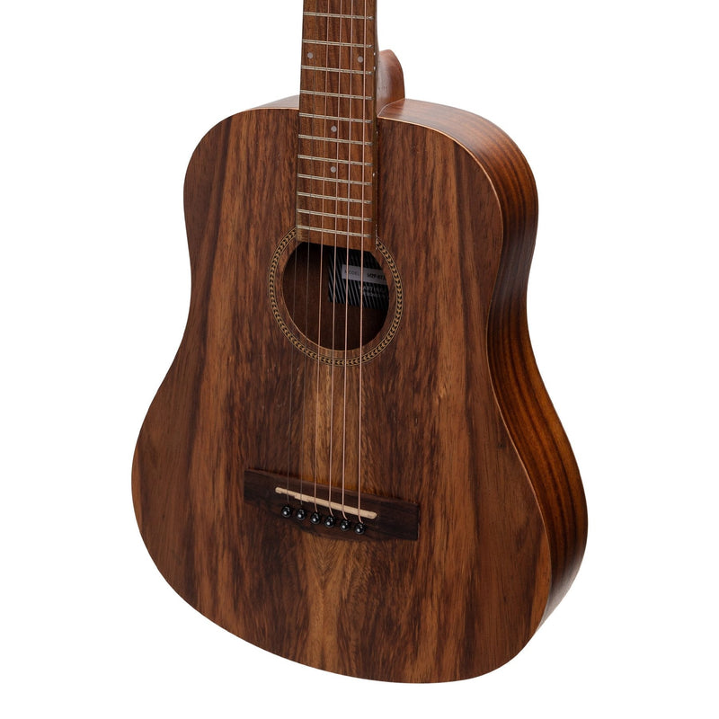 MZP-BT2L-RWD-Martinez Left Handed Acoustic-Electric Babe Traveller Guitar (Rosewood)-Living Music