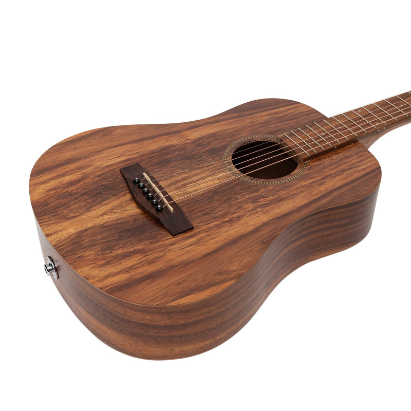 MZP-BT2L-RWD-Martinez Left Handed Acoustic-Electric Babe Traveller Guitar (Rosewood)-Living Music