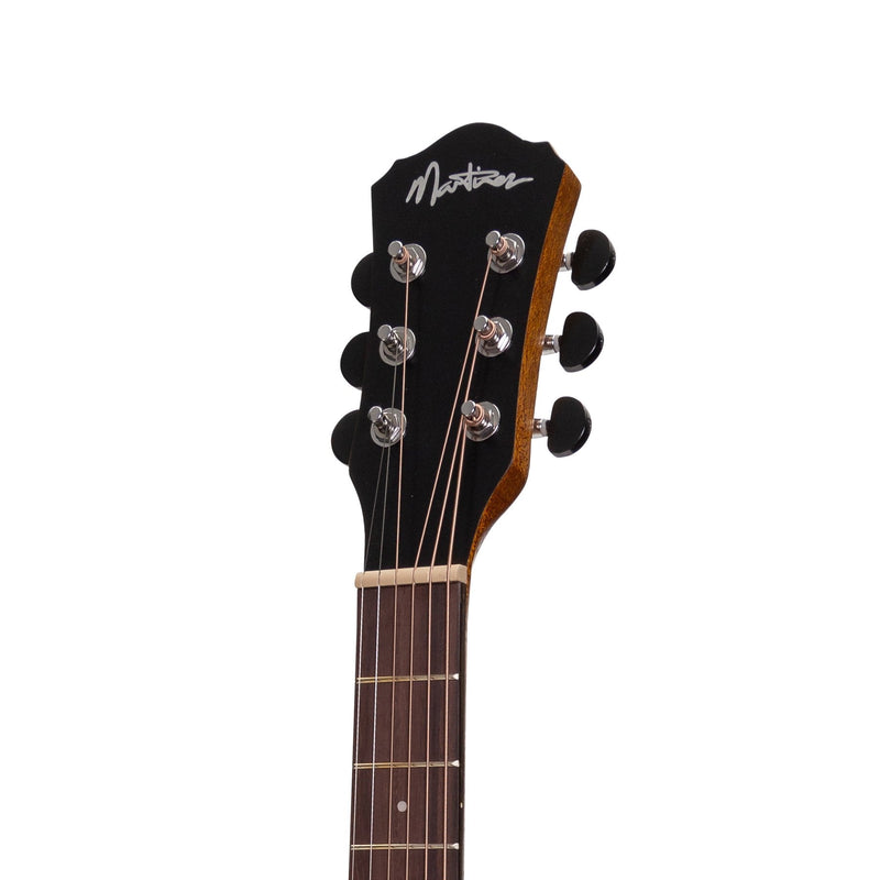 MZP-SS2L-KOA-Martinez Left Handed Acoustic-Electric Short-Scale Guitar (Koa)-Living Music