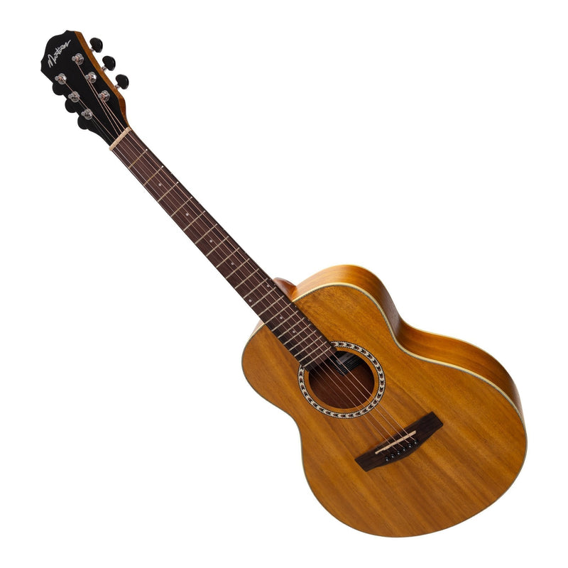 MZ-SS2L-KOA-Martinez Left Handed Acoustic Short Scale Guitar (Koa)-Living Music