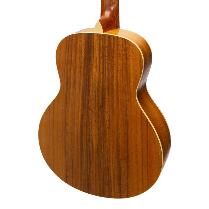 MZ-SS2L-KOA-Martinez Left Handed Acoustic Short Scale Guitar (Koa)-Living Music