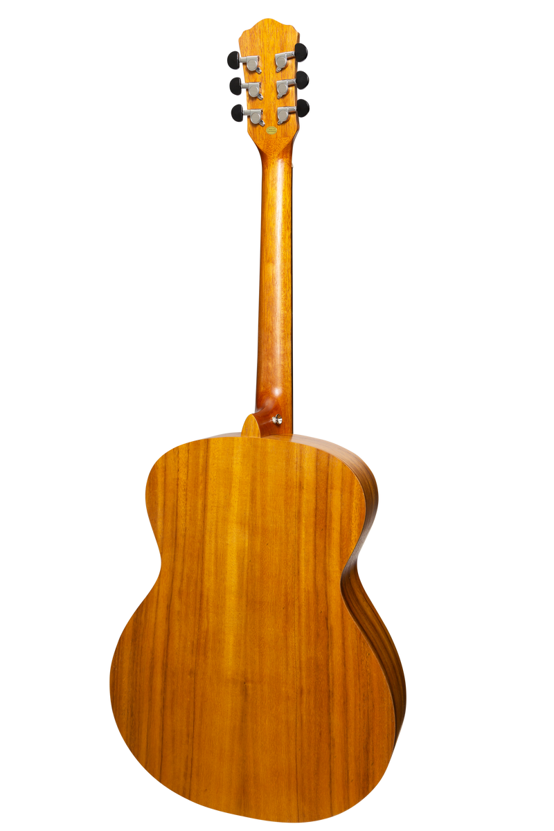 -Martinez Left Handed Acoustic Small Body Guitar (Koa)-Living Music