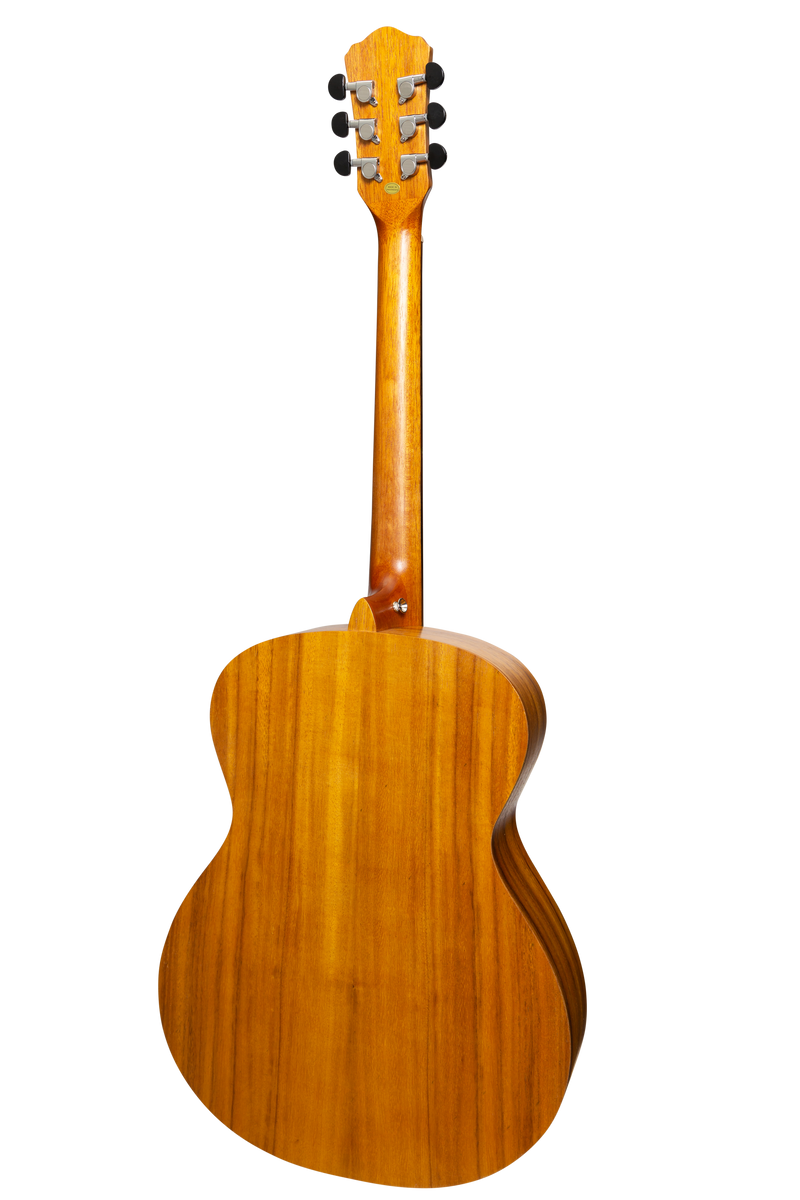 MF-25KL-NST-Martinez Left Handed Acoustic Small Body Guitar (Koa)-Living Music