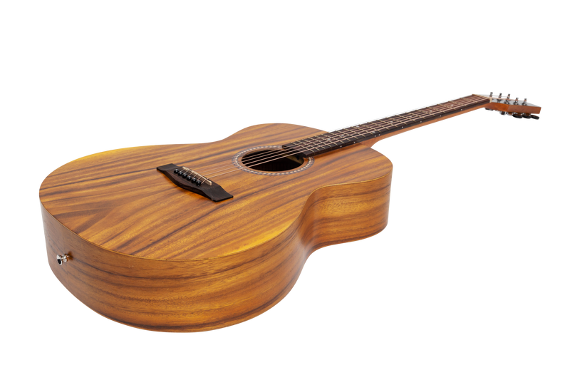 -Martinez Left Handed Acoustic Small Body Guitar (Koa)-Living Music