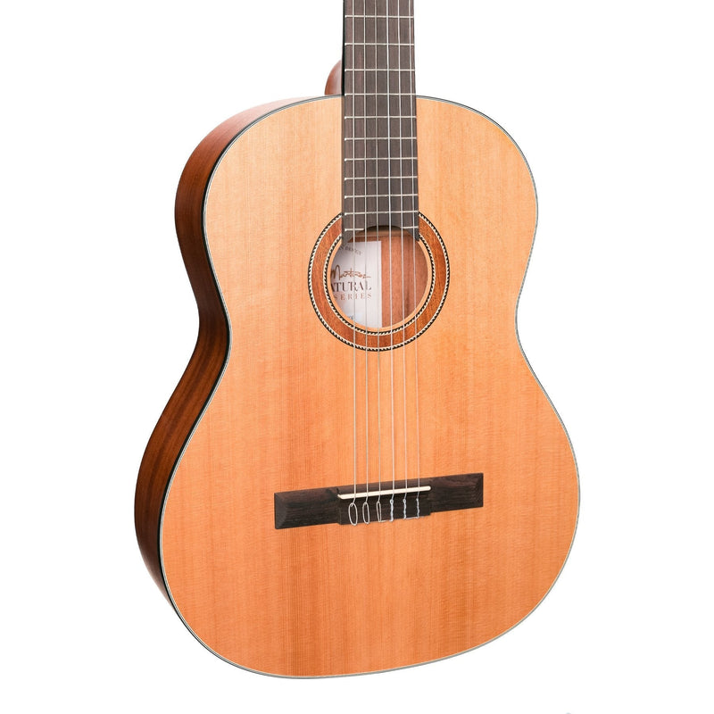 MNC-15-COP-Martinez 'Natural Series' Cedar Top Acoustic Classical Guitar (Open Pore)-Living Music