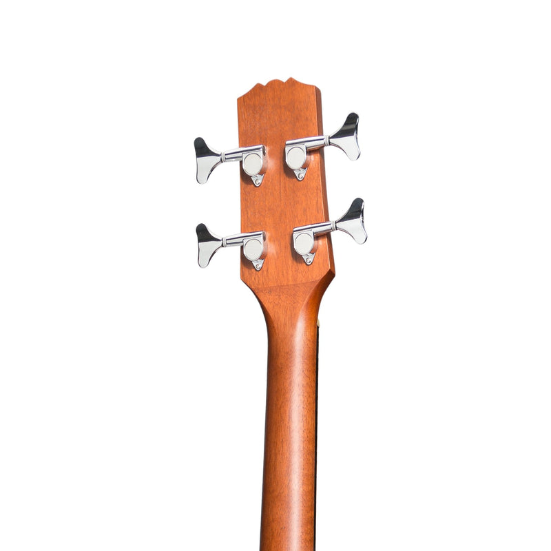 MNBC-15L-MOP-Martinez 'Natural Series' Left Handed Mahogany Top Acoustic-Electric Cutaway Bass Guitar (Open Pore)-Living Music
