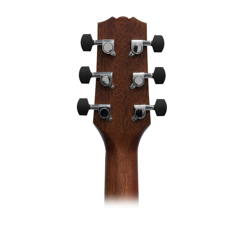 MND-15-MOP-Martinez 'Natural Series' Mahogany Top Acoustic Dreadnought Guitar (Open Pore)-Living Music