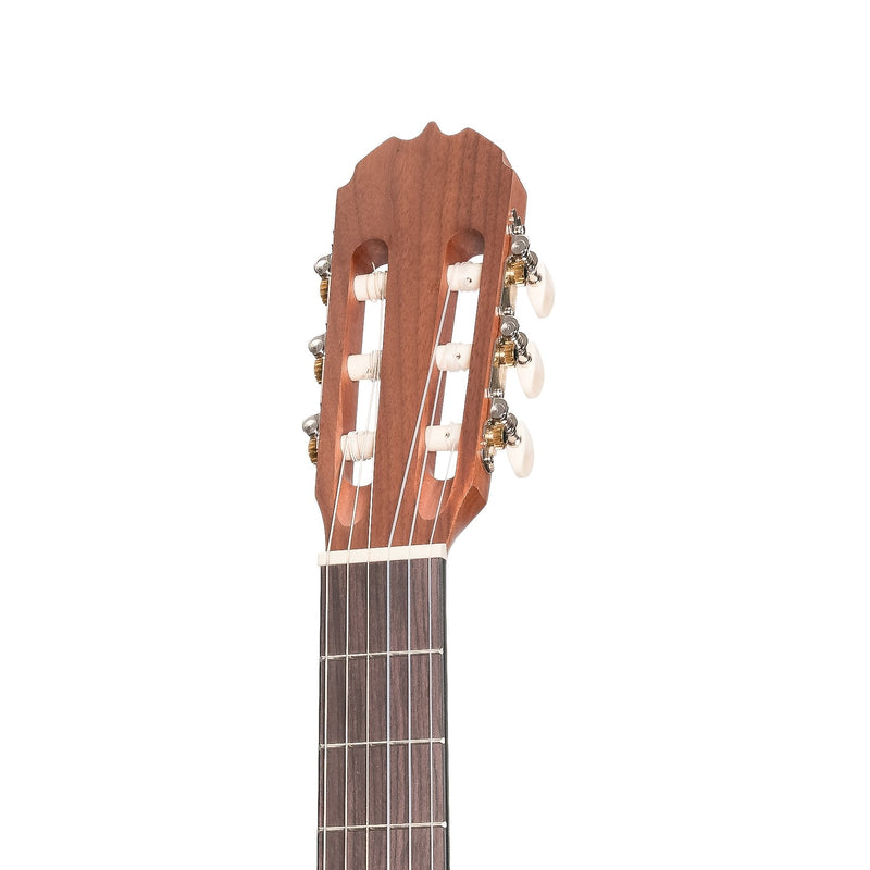 -Martinez 'Natural Series' Mahogany Top Acoustic-Electric Classical Cutaway Guitar (Open Pore)-Living Music