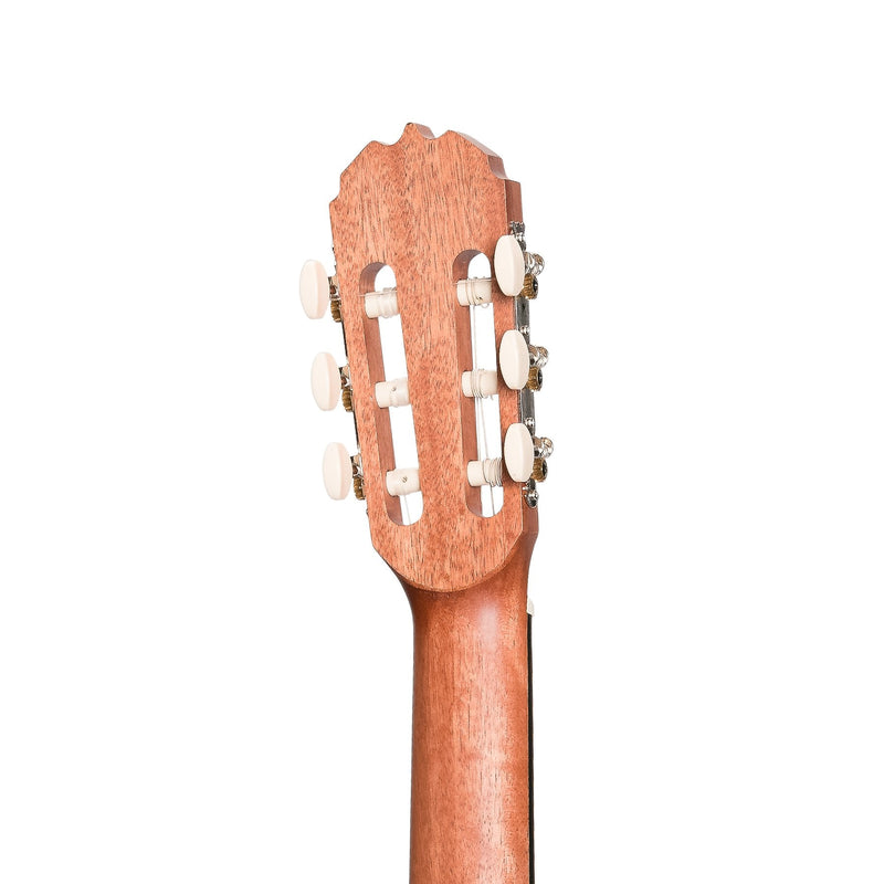 -Martinez 'Natural Series' Mahogany Top Acoustic-Electric Classical Cutaway Guitar (Open Pore)-Living Music
