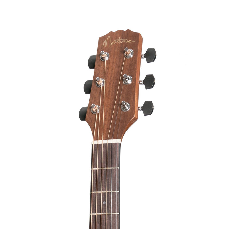 MNS-15-MOP-Martinez 'Natural Series' Mahogany Top Acoustic-Electric Mini Short Scale Guitar (Open Pore)-Living Music