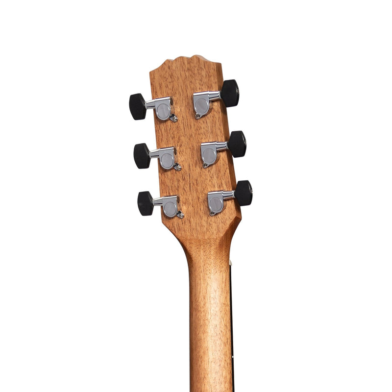 MNFC-15S-COP-Martinez 'Natural Series' Solid Cedar Top Acoustic-Electric Small Body Cutaway Guitar (Open Pore)-Living Music