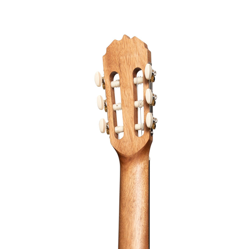 -Martinez 'Natural Series' Solid Spruce Top Acoustic-Electric Classical Cutaway Guitar (Open Pore)-Living Music