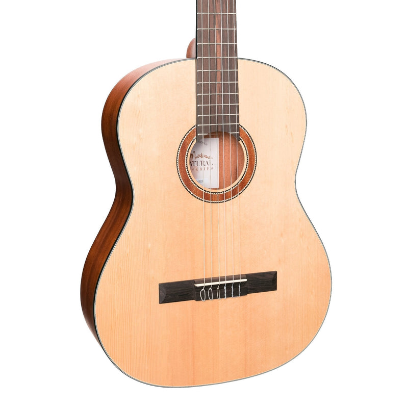 MNC-15-SOP-Martinez 'Natural Series' Spruce Top Acoustic Classical Guitar (Open Pore)-Living Music