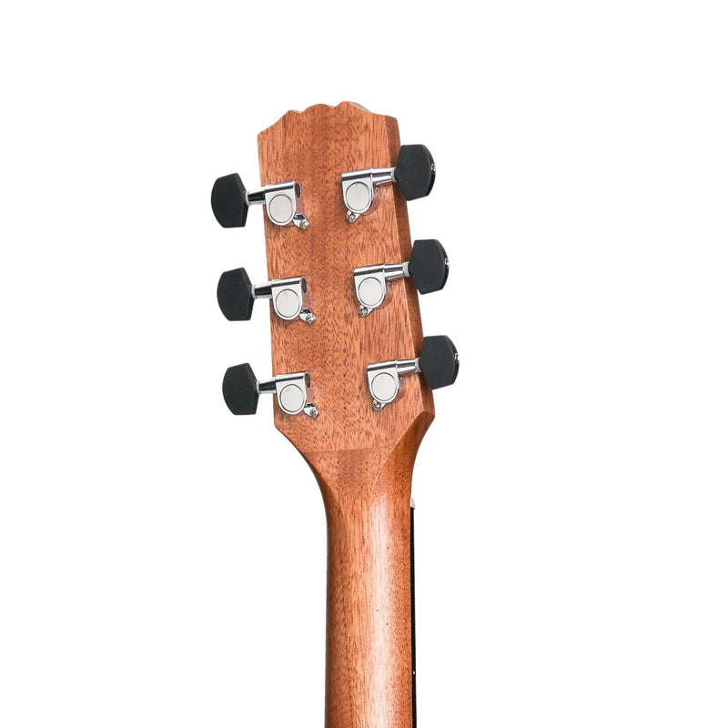 MNBT-15-SOP-Martinez 'Natural Series' Spruce Top Acoustic-Electric Babe Traveller Guitar (Open Pore)-Living Music