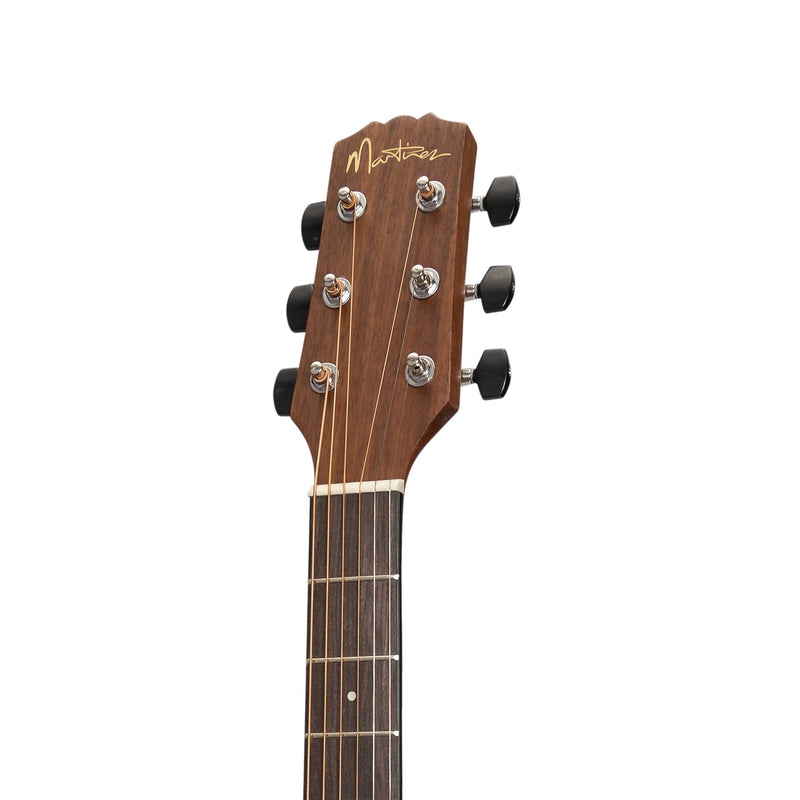 MNDC-15-SOP-Martinez 'Natural Series' Spruce Top Acoustic-Electric Dreadnought Cutaway Guitar (Open Pore)-Living Music