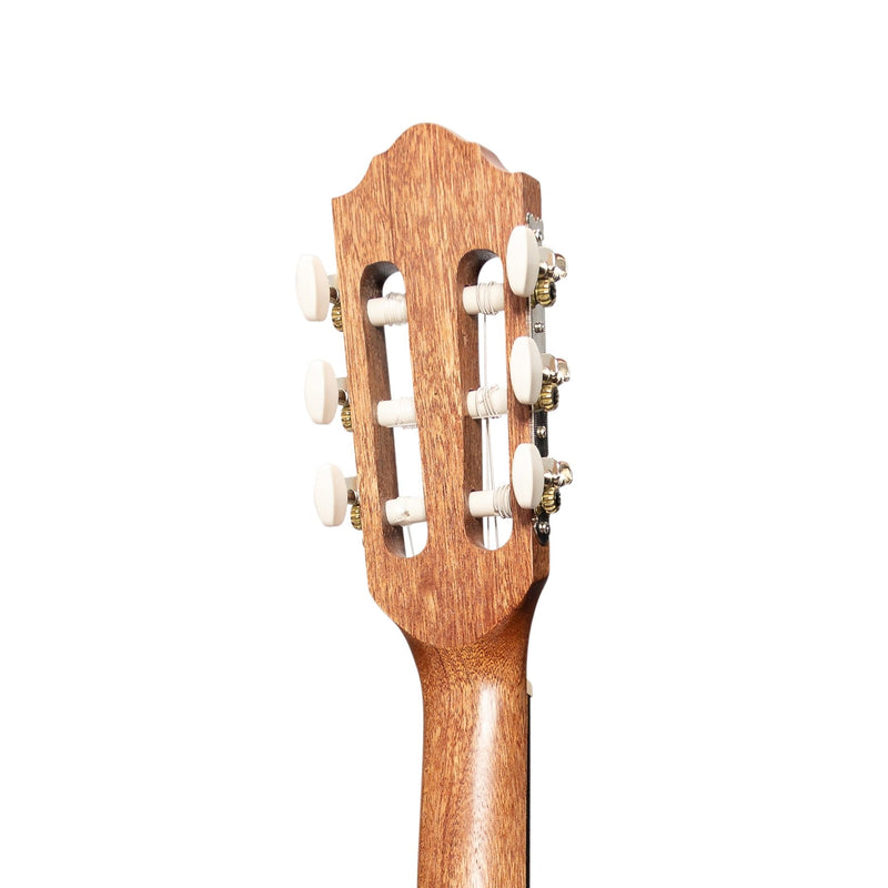 -Martinez 'Slim Jim' 3/4 Size Electric Classical Guitar Pack with Pickup/Tuner (Mindi-Wood)-Living Music