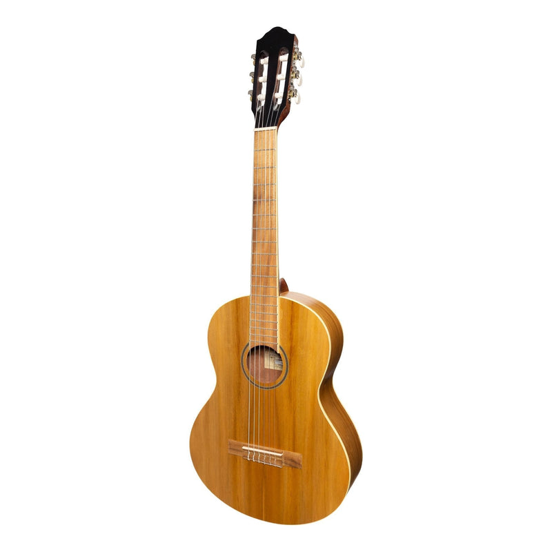 MP-SJ34T-JTK-Martinez 'Slim Jim' 3/4 Size Student Classical Guitar Pack with Built In Tuner (Jati-Teakwood)-Living Music