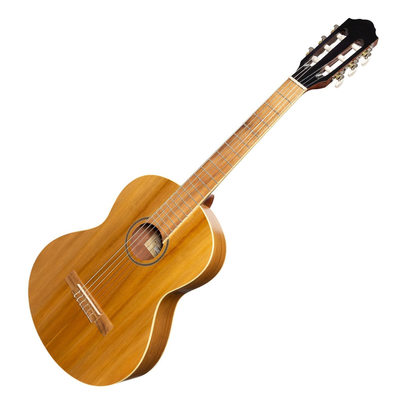 MP-SJ34T-JTK-Martinez 'Slim Jim' 3/4 Size Student Classical Guitar Pack with Built In Tuner (Jati-Teakwood)-Living Music