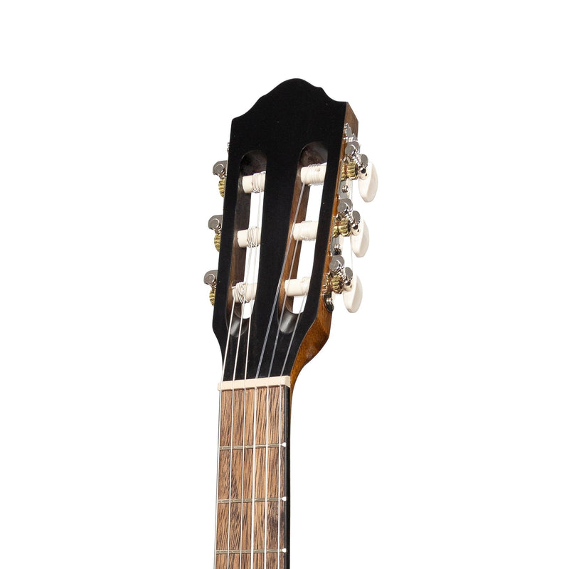 MP-SJ34T-KOA-Martinez 'Slim Jim' 3/4 Size Student Classical Guitar Pack with Built In Tuner (Koa)-Living Music