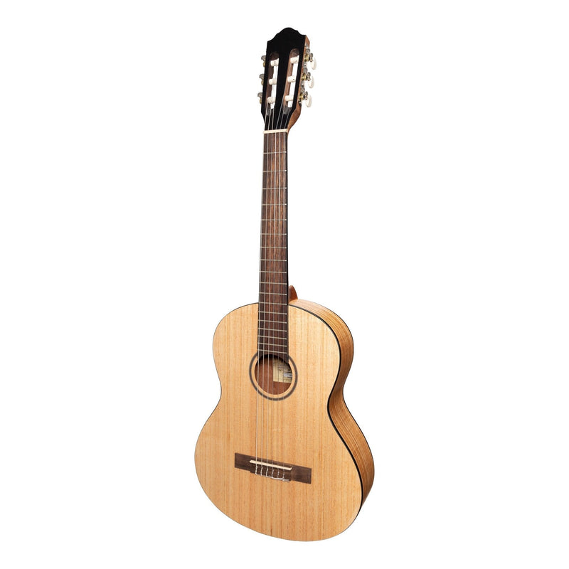 MP-SJ34T-MWD-Martinez 'Slim Jim' 3/4 Size Student Classical Guitar Pack with Built In Tuner (Mindi-Wood)-Living Music