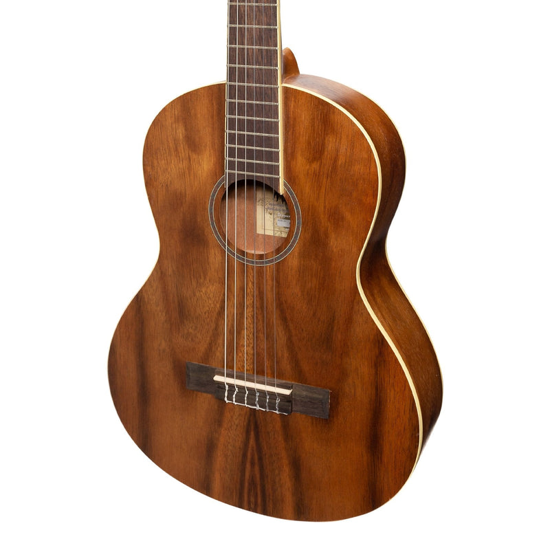 MP-SJ34T-RWD-Martinez 'Slim Jim' 3/4 Size Student Classical Guitar Pack with Built In Tuner (Rosewood)-Living Music