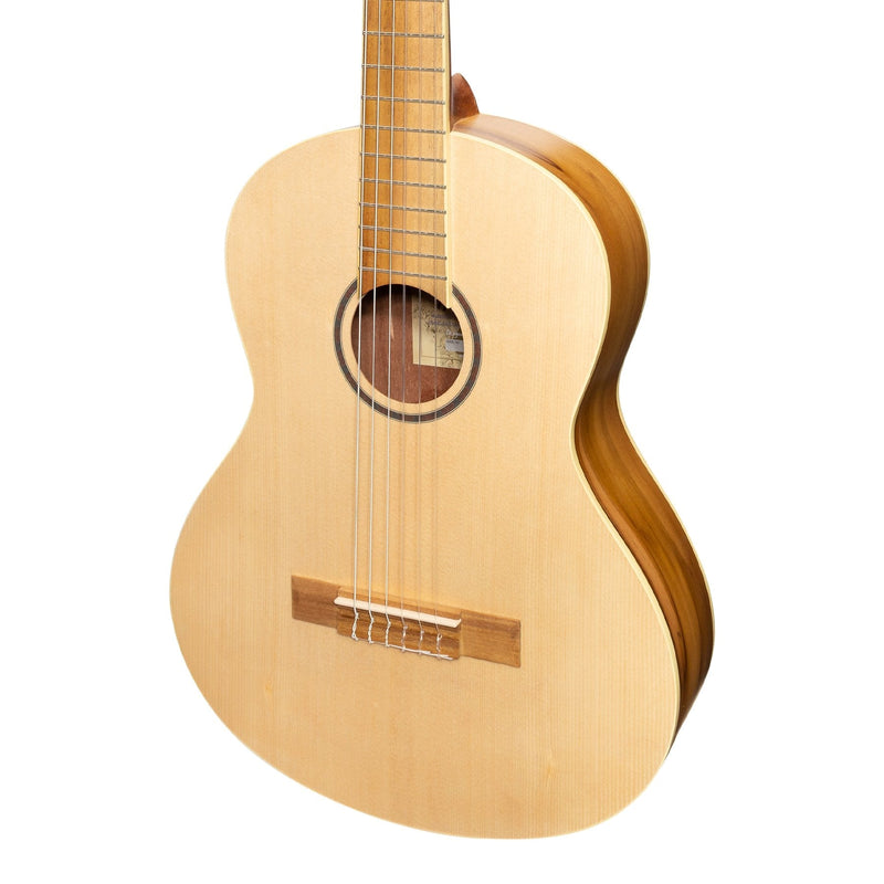 MP-SJ34T-SJ-Martinez 'Slim Jim' 3/4 Size Student Classical Guitar Pack with Built In Tuner (Spruce/Jati-Teakwood)-Living Music