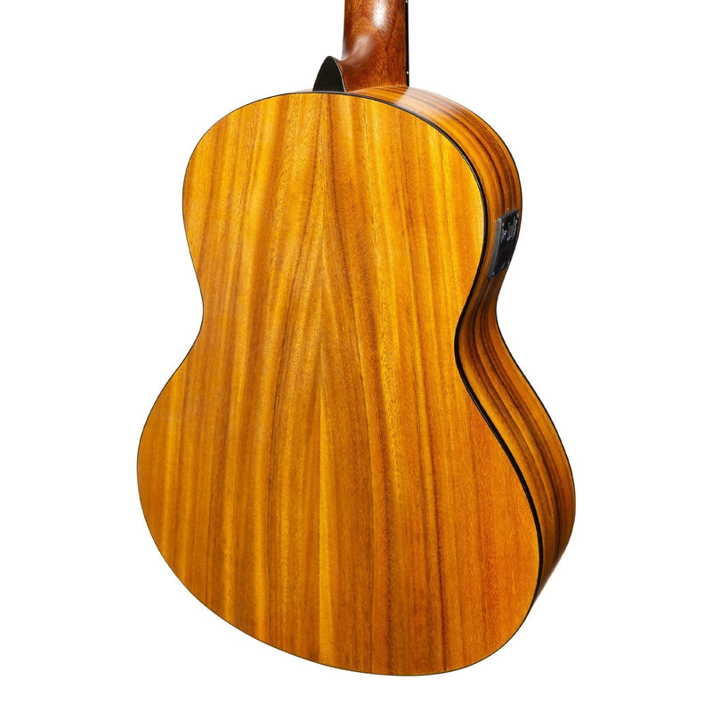 -Martinez 'Slim Jim' 3/4 Size Student Classical Guitar Pack with Built In Tuner (Spruce/Koa)-Living Music