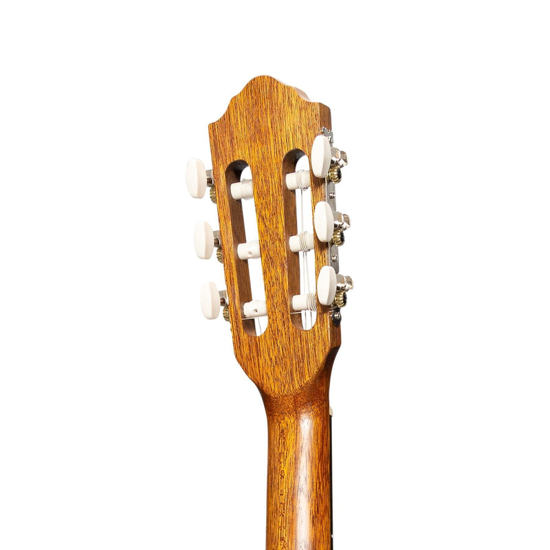 -Martinez 'Slim Jim' 3/4 Size Student Classical Guitar Pack with Built In Tuner (Spruce/Koa)-Living Music