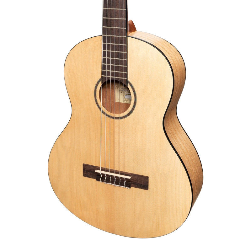 MP-SJ34T-SM-Martinez 'Slim Jim' 3/4 Size Student Classical Guitar Pack with Built In Tuner (Spruce/Mahogany)-Living Music