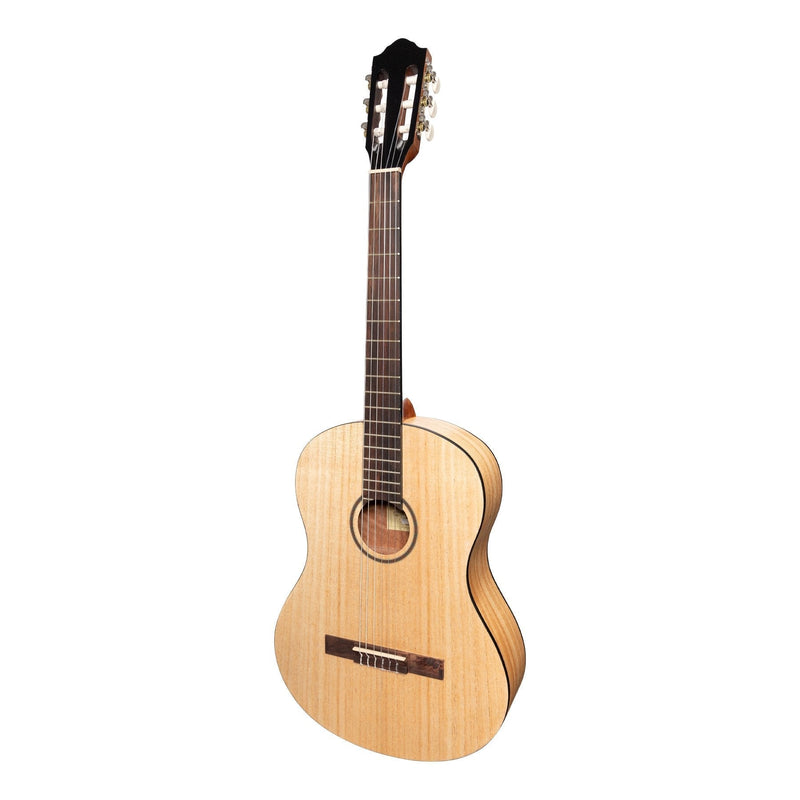 MP-SJ44T-MWD-Martinez 'Slim Jim' Full Size Student Classical Guitar Pack with Built In Tuner (Mindi-Wood)-Living Music