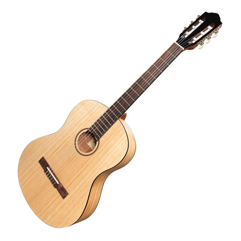 MP-SJ44T-MWD-Martinez 'Slim Jim' Full Size Student Classical Guitar Pack with Built In Tuner (Mindi-Wood)-Living Music