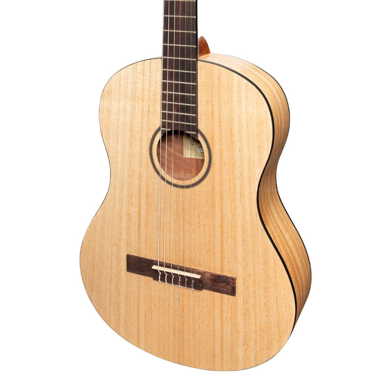 MP-SJ44T-MWD-Martinez 'Slim Jim' Full Size Student Classical Guitar Pack with Built In Tuner (Mindi-Wood)-Living Music