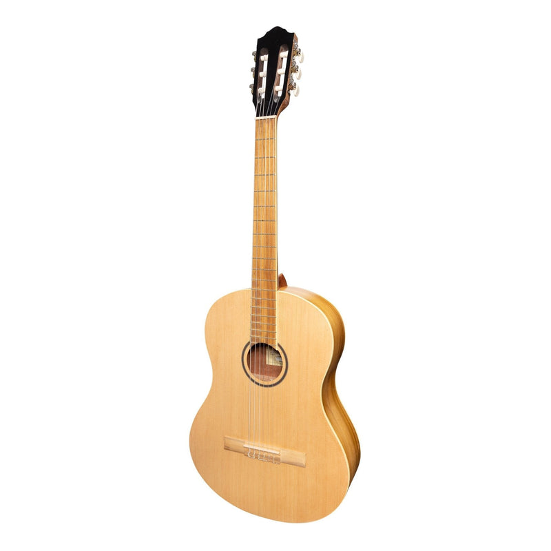 MP-SJ44T-SJ-Martinez 'Slim Jim' Full Size Student Classical Guitar Pack with Built In Tuner (Spruce/Jati-Teakwood)-Living Music