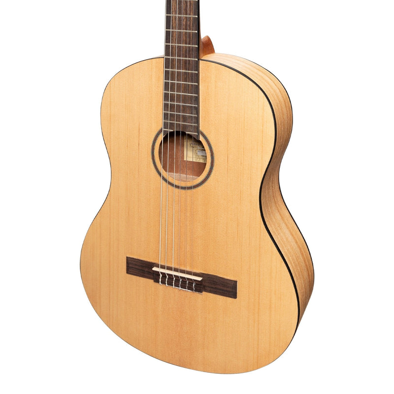 MP-SJ44T-SM-Martinez 'Slim Jim' Full Size Student Classical Guitar Pack with Built In Tuner (Spruce/Mahogany)-Living Music