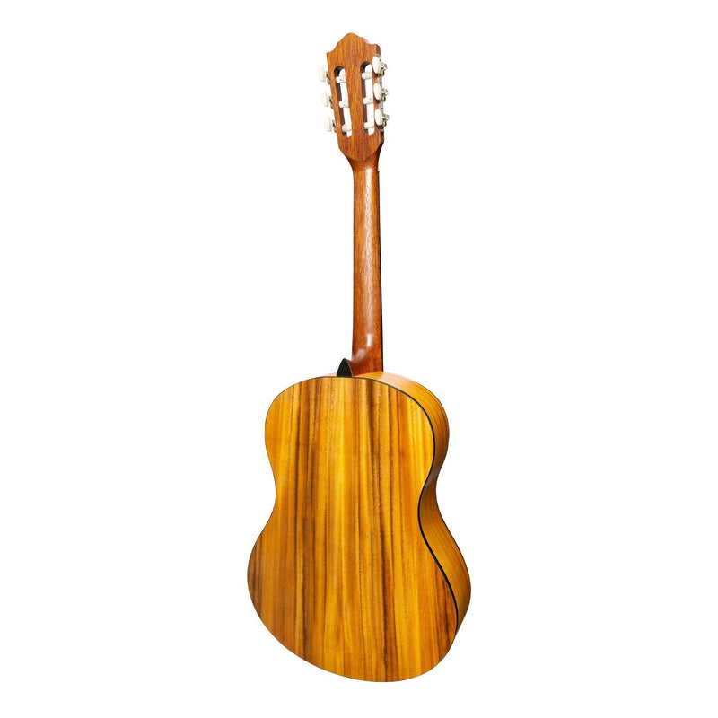 MP-SJ44TL-SK-Martinez 'Slim Jim' Left Handed Full Size Student Classical Guitar Pack with Built In Tuner (Spruce/Koa)-Living Music