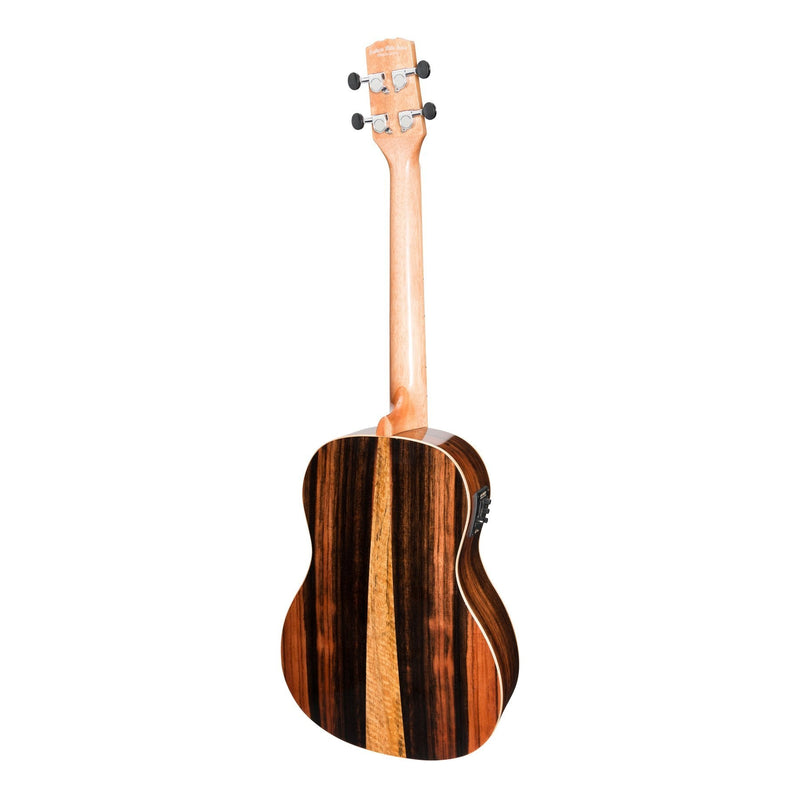 -Martinez 'Southern Belle 7 Series' Spruce Solid Top Electric Baritone Ukulele with Hard Case (Natural Gloss)-Living Music